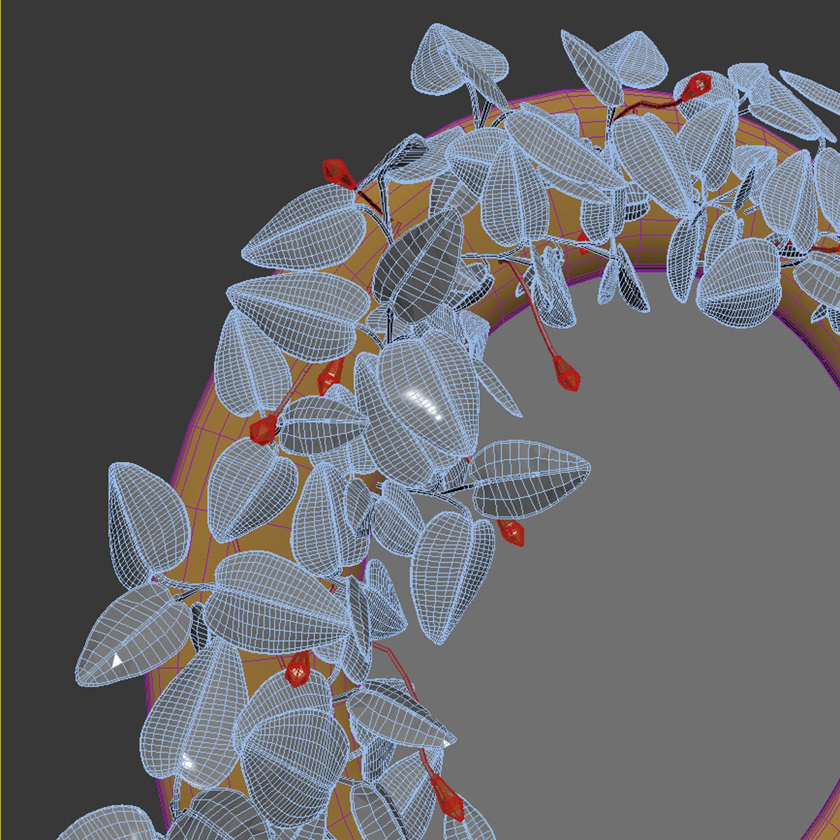 Brabbu MCQUEEN MIRROR CASEGOODS COLLECTION 3D model_8