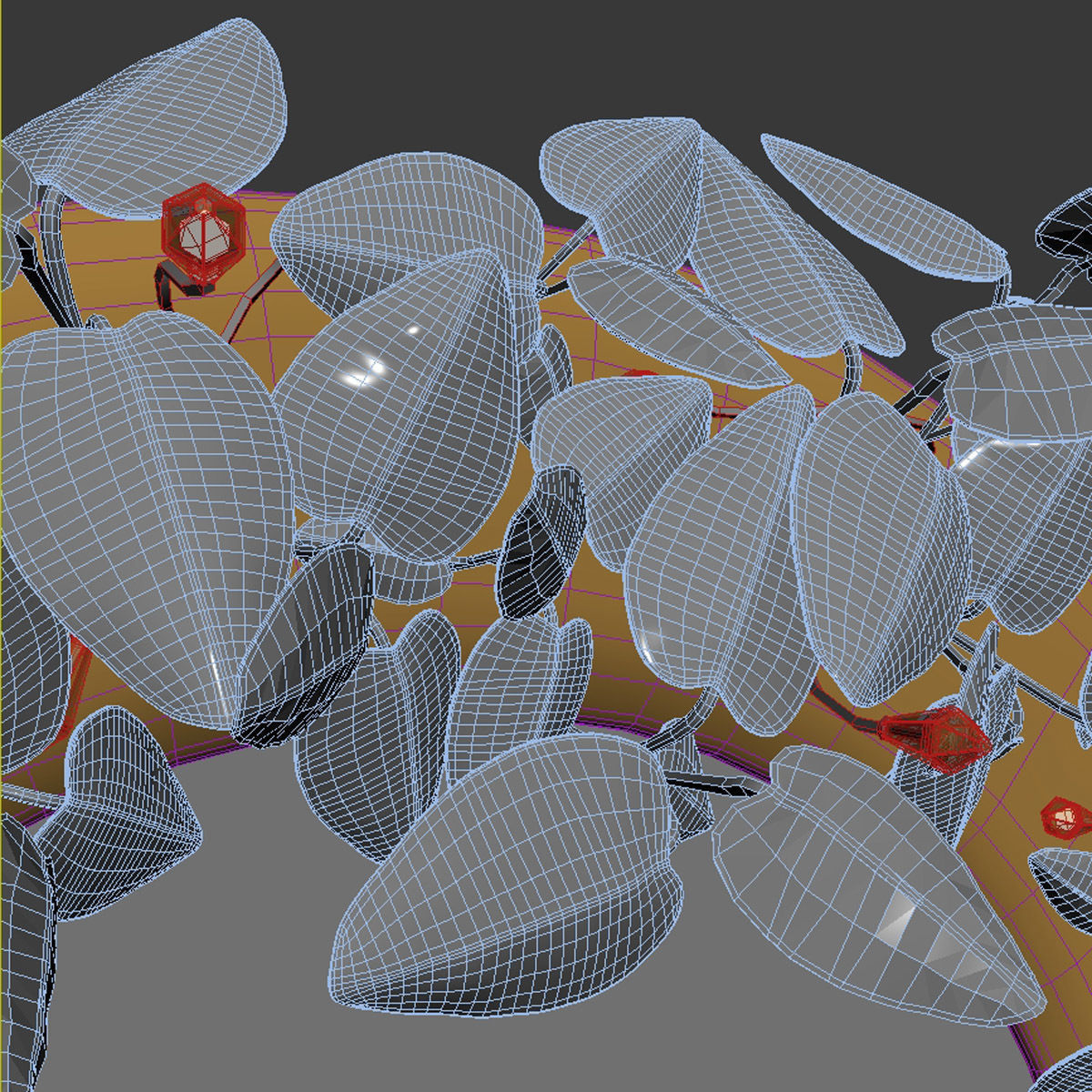 Brabbu MCQUEEN MIRROR CASEGOODS COLLECTION 3D model_6