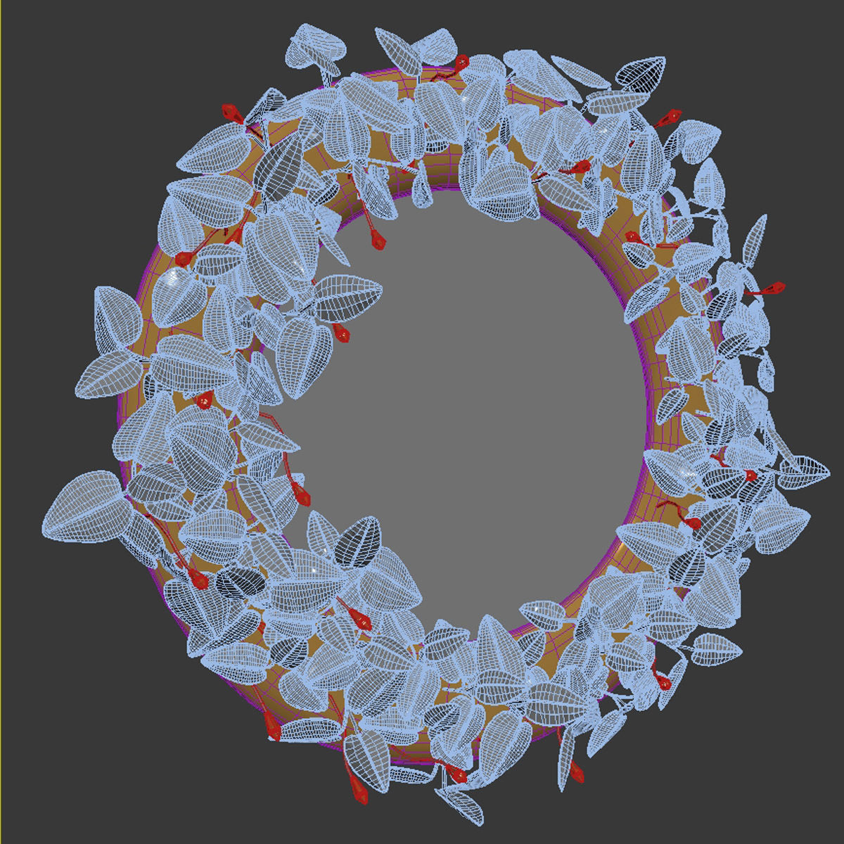 Brabbu MCQUEEN MIRROR CASEGOODS COLLECTION 3D model_7