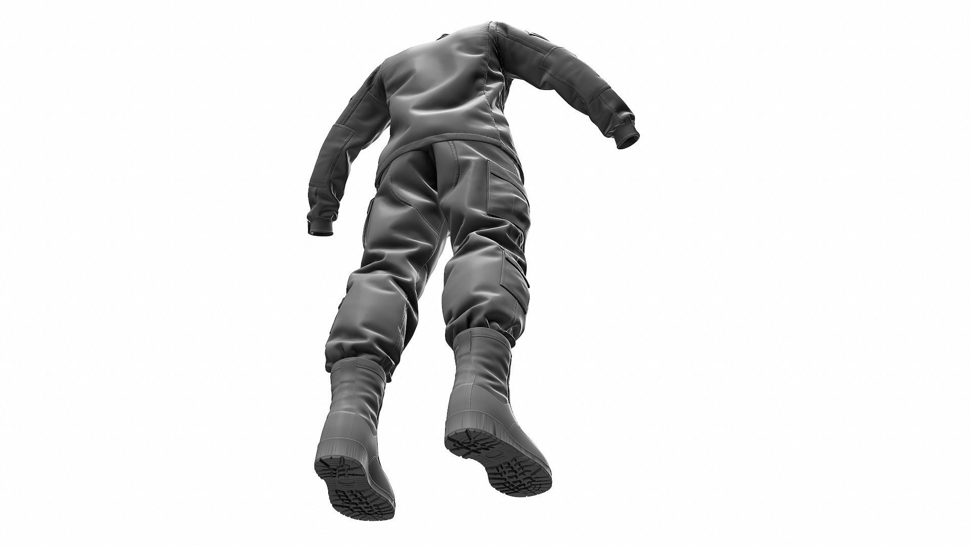  Army Combat Uniform ACU - High Poly 3D model_14