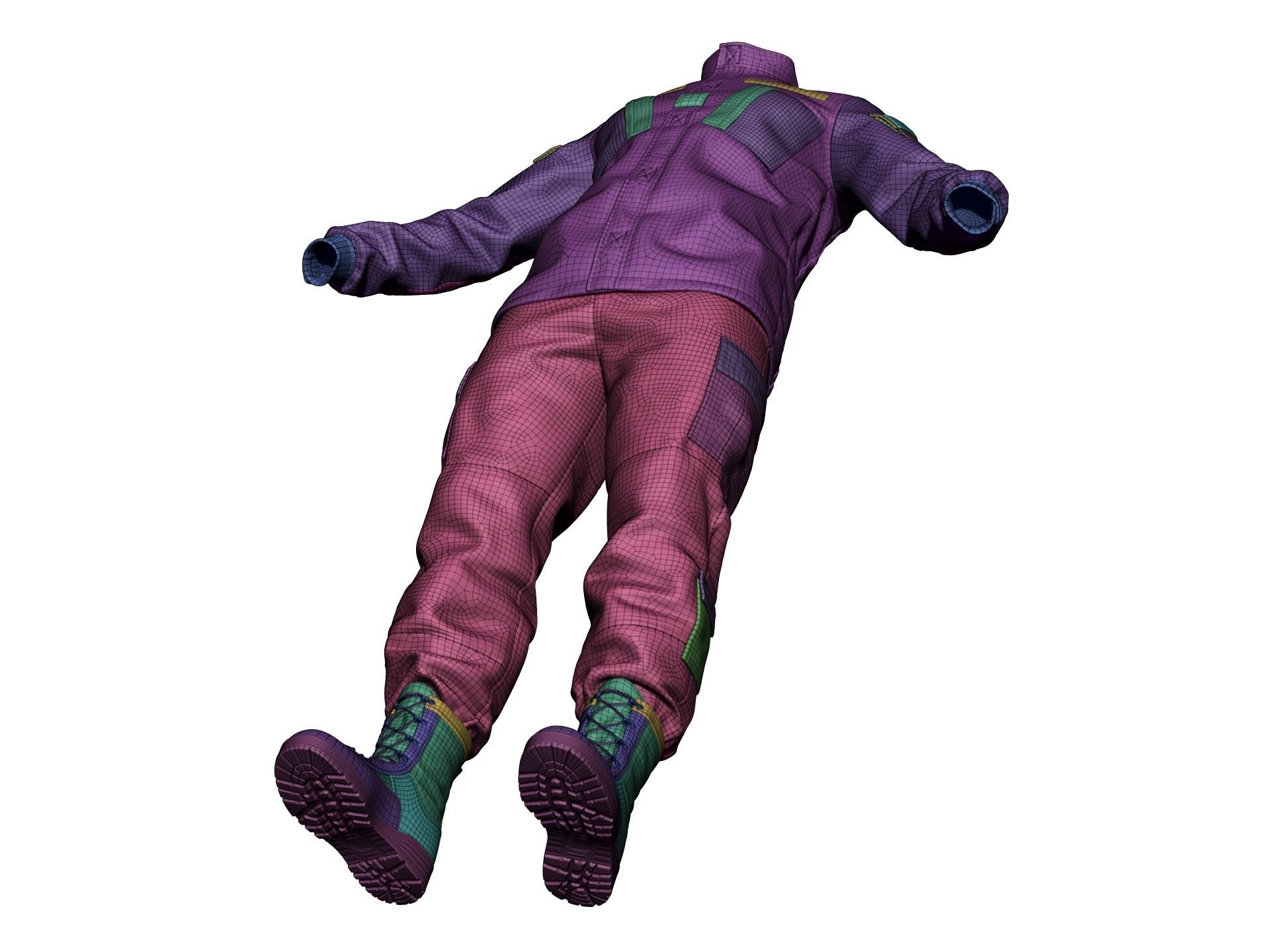  Army Combat Uniform ACU - High Poly 3D model_25