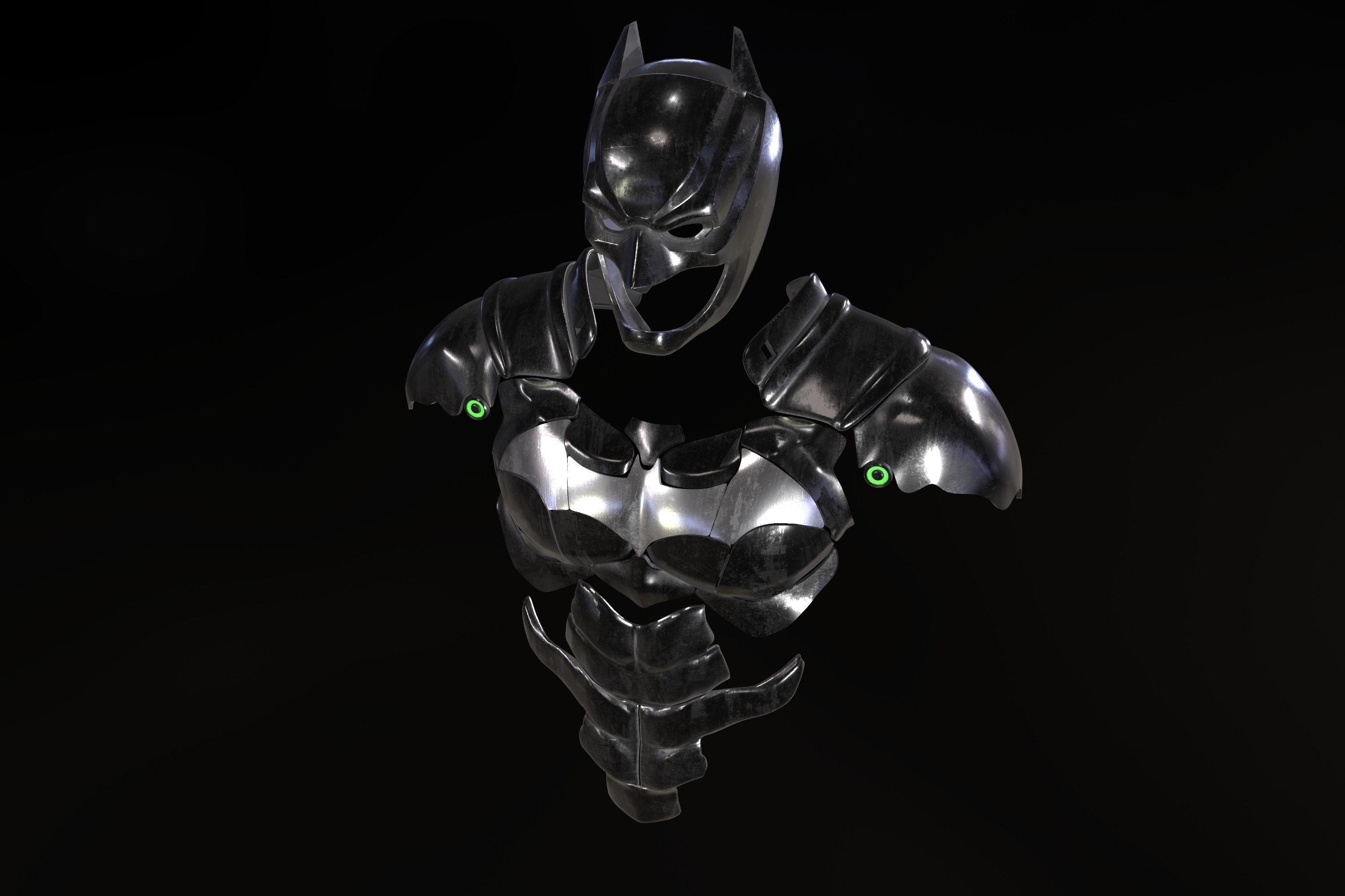 Bat Armor Suit 3D model 3D printable CGTrader