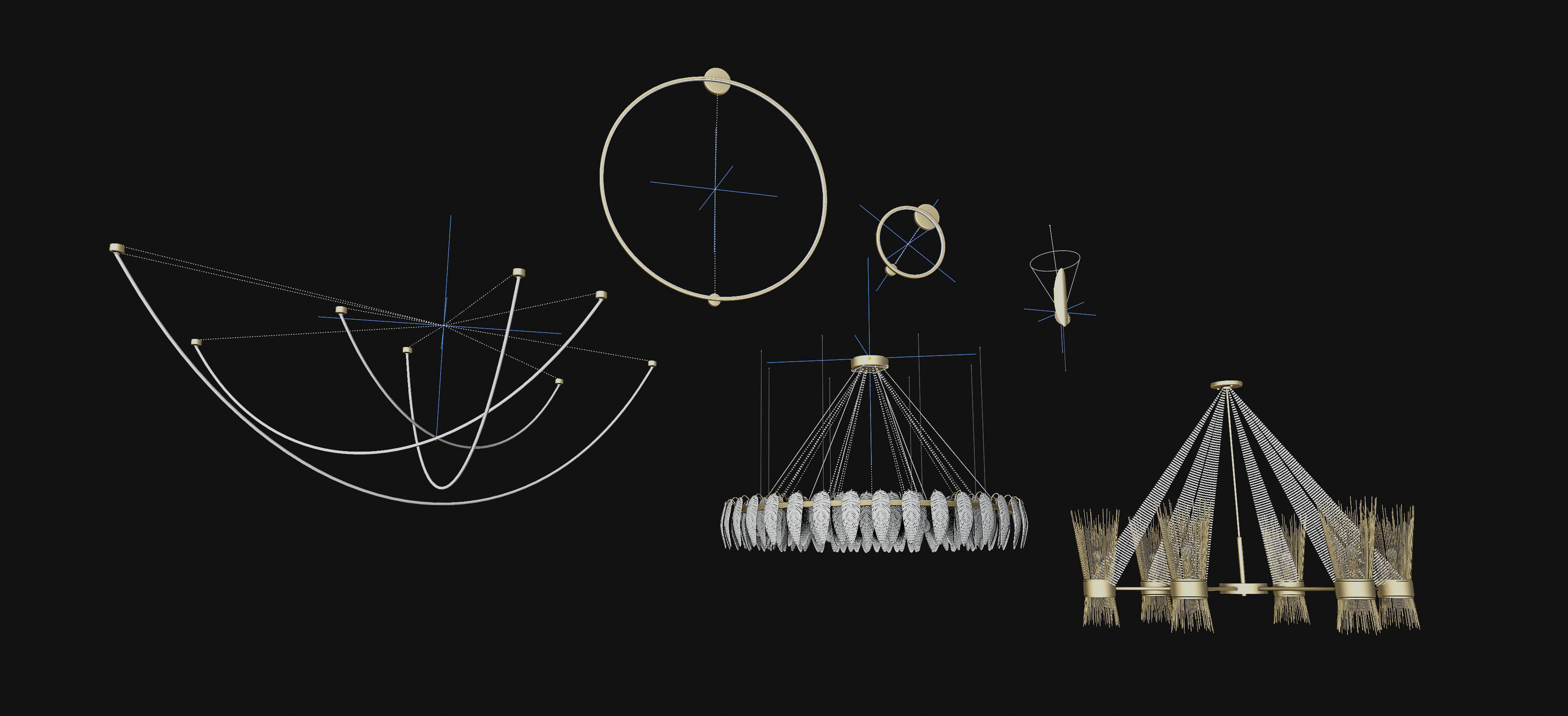 Luxury lights collection 01 3D model_10