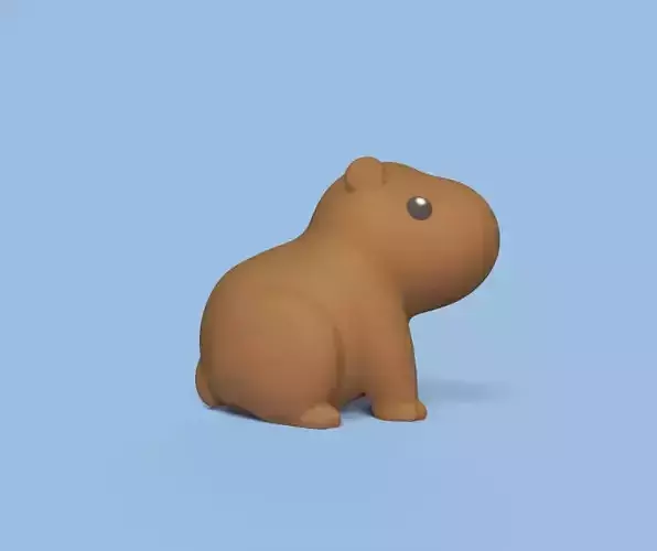 Little Capybara 3D print model