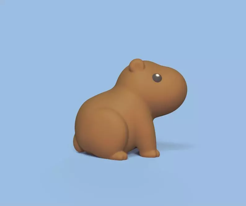 Little Capybara 3D print model_0
