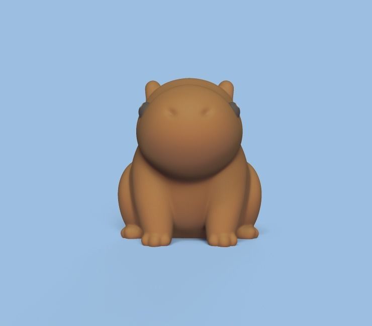 Little Capybara 3D print model_2