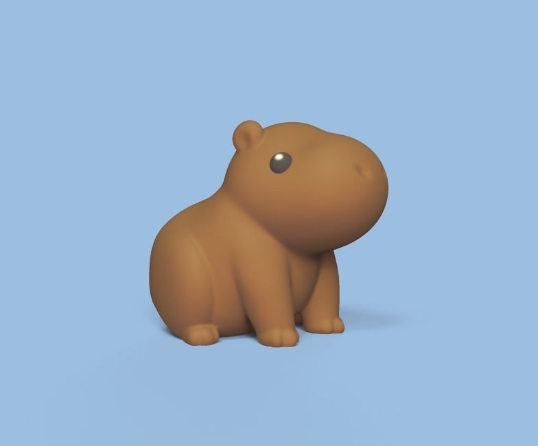 Little Capybara 3D print model_1