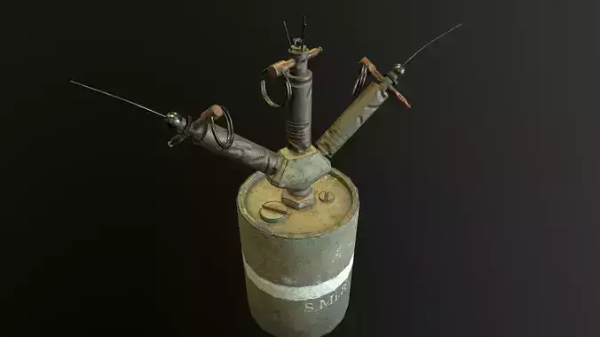 S-mine 35 German Grenade mine WW2