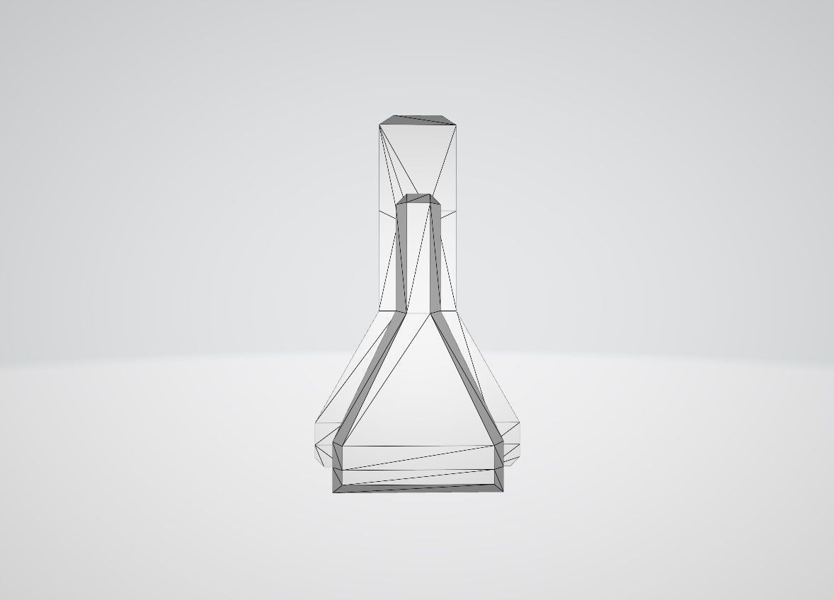 Short Concrete Barrier with slight damage Free low-poly 3D model_10