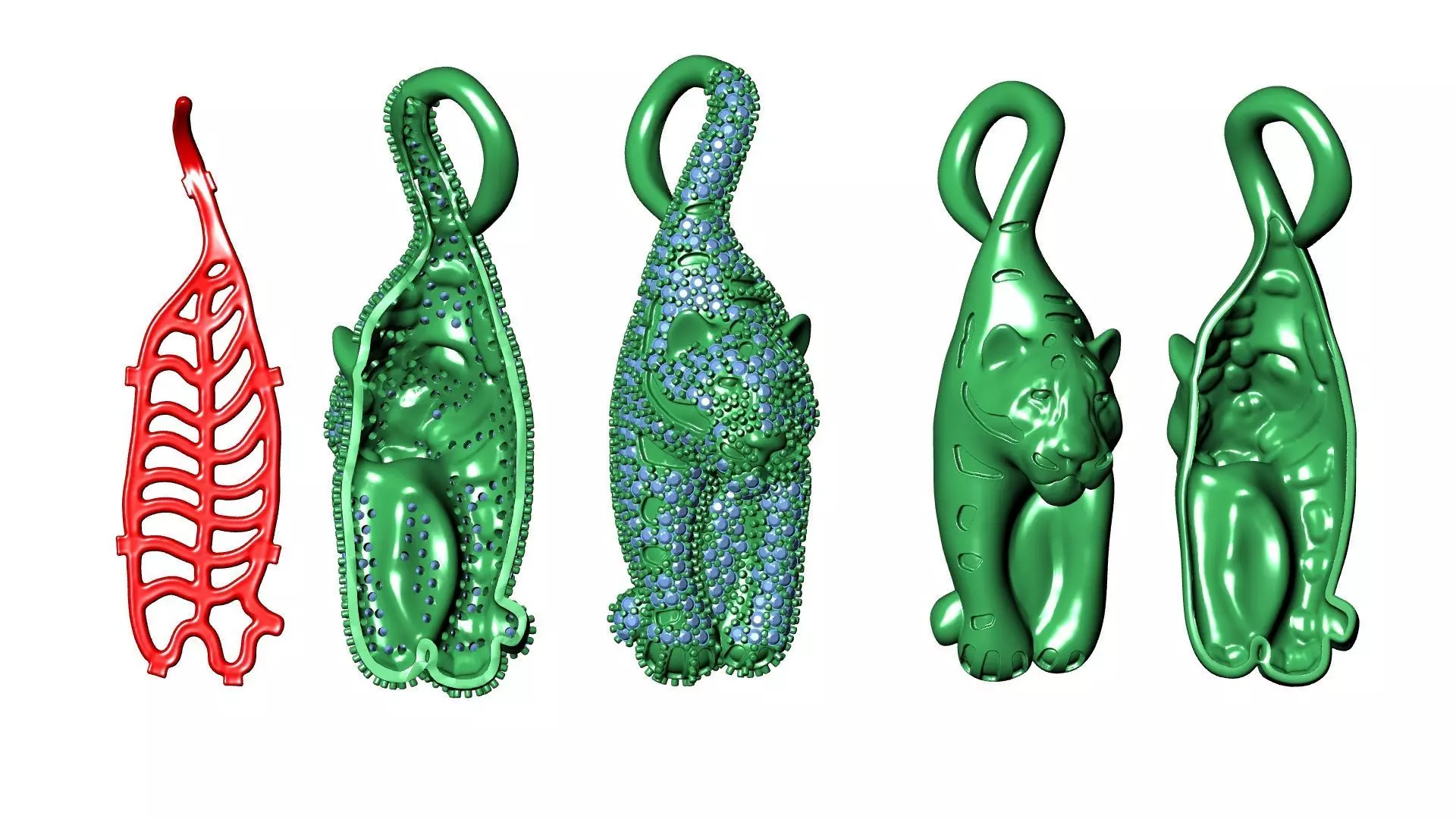 Tiger jewelry 3D model