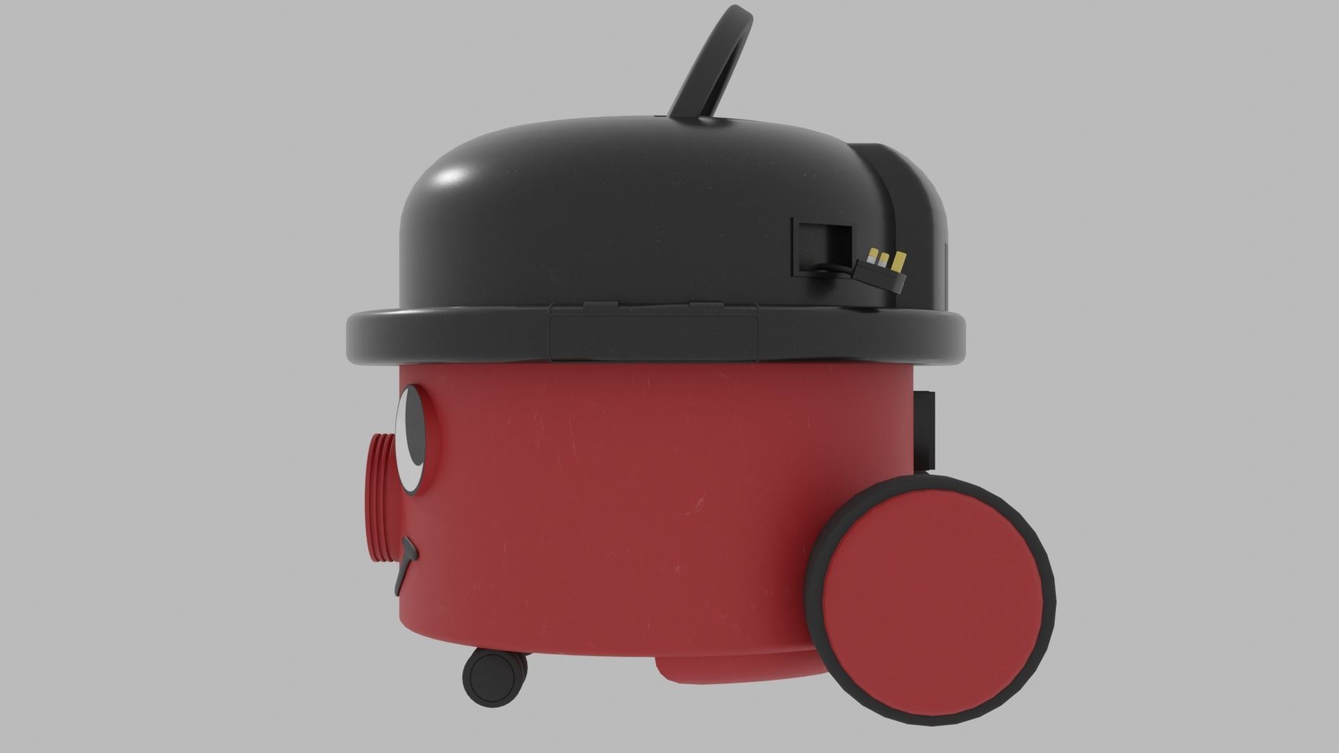 British Henry Hoover  Vacuum Cleaner Model 3D model_4