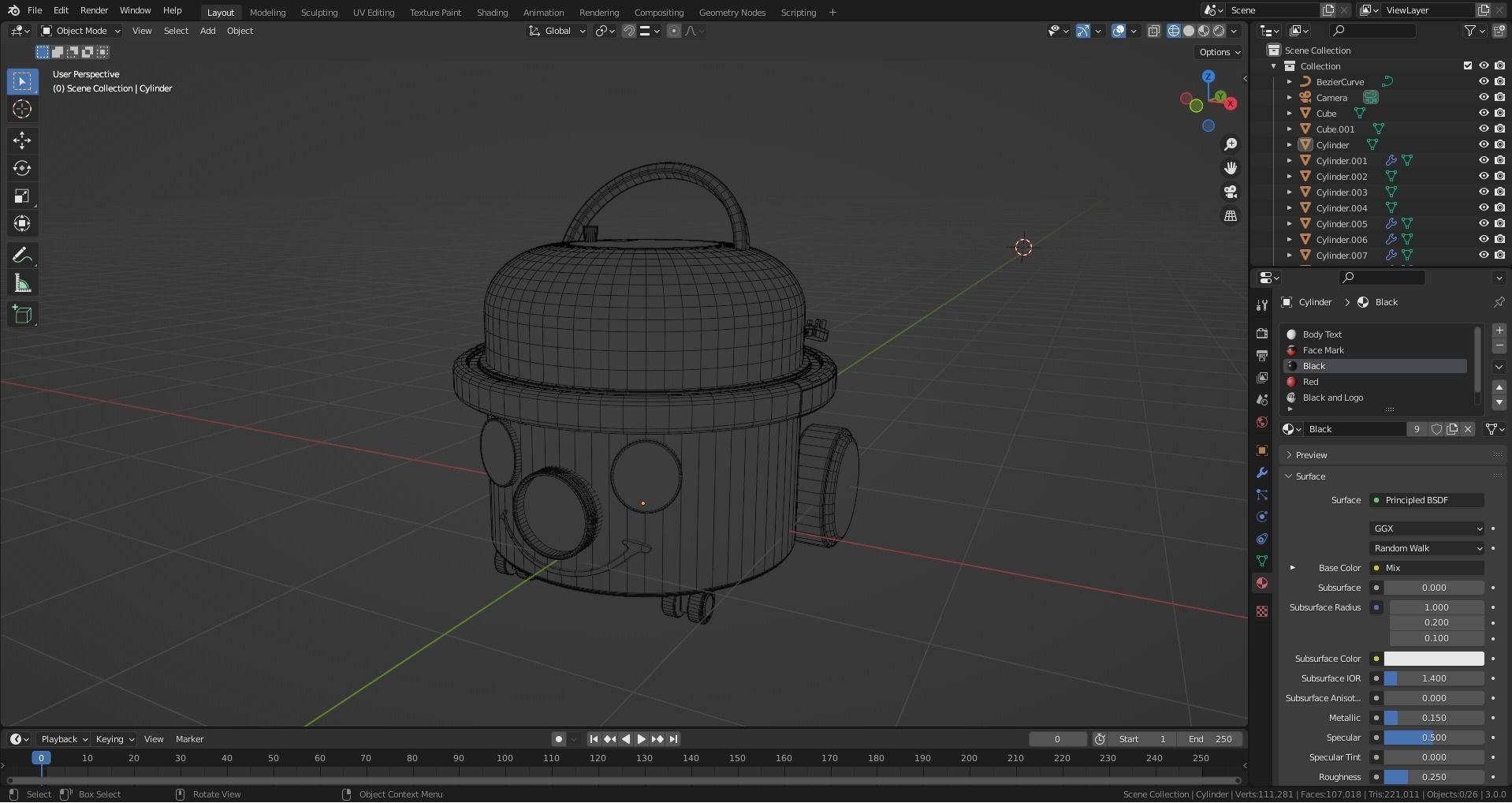British Henry Hoover  Vacuum Cleaner Model 3D model_8
