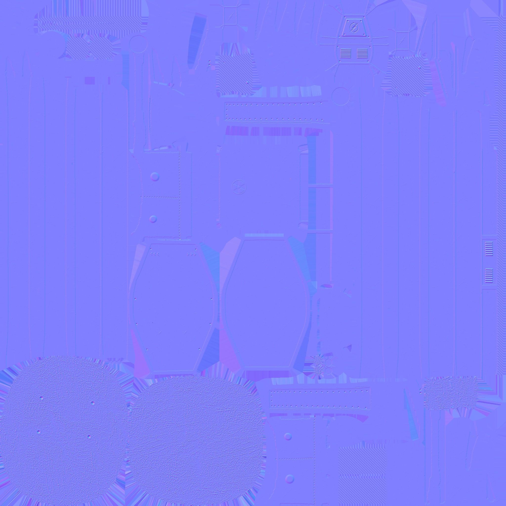 Jetpack Electric B05 Steel Bright - SciFi Character Design Low-poly 3D model_21