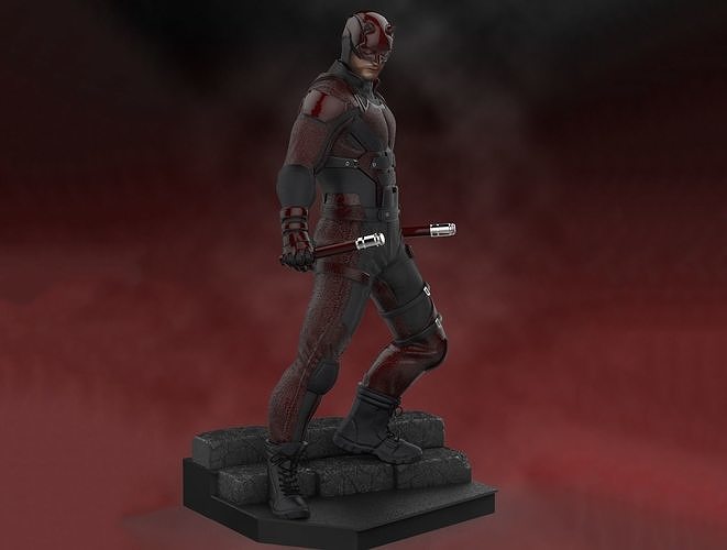 Daredevil Statues 3D Printing Model Stl 3D print model