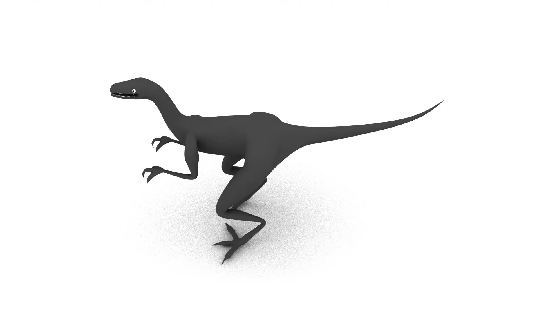 Raptor dinosaur 3D model_0