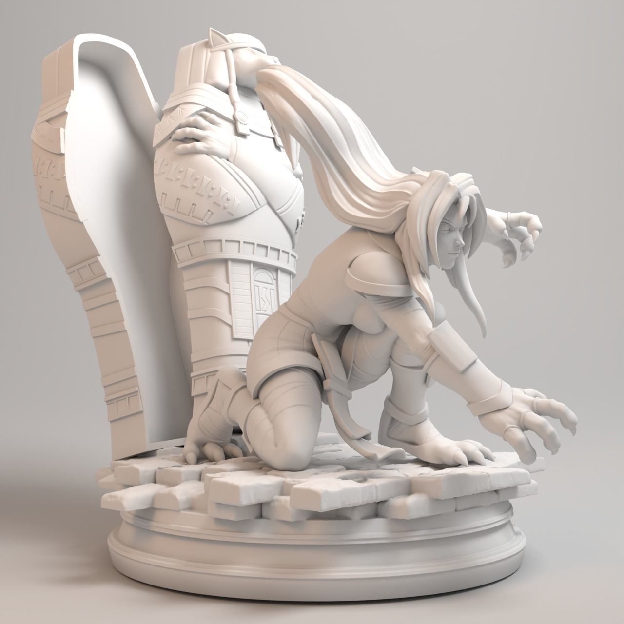 Mummies Alive - Special Diorama Nefertina 3D print model_10
