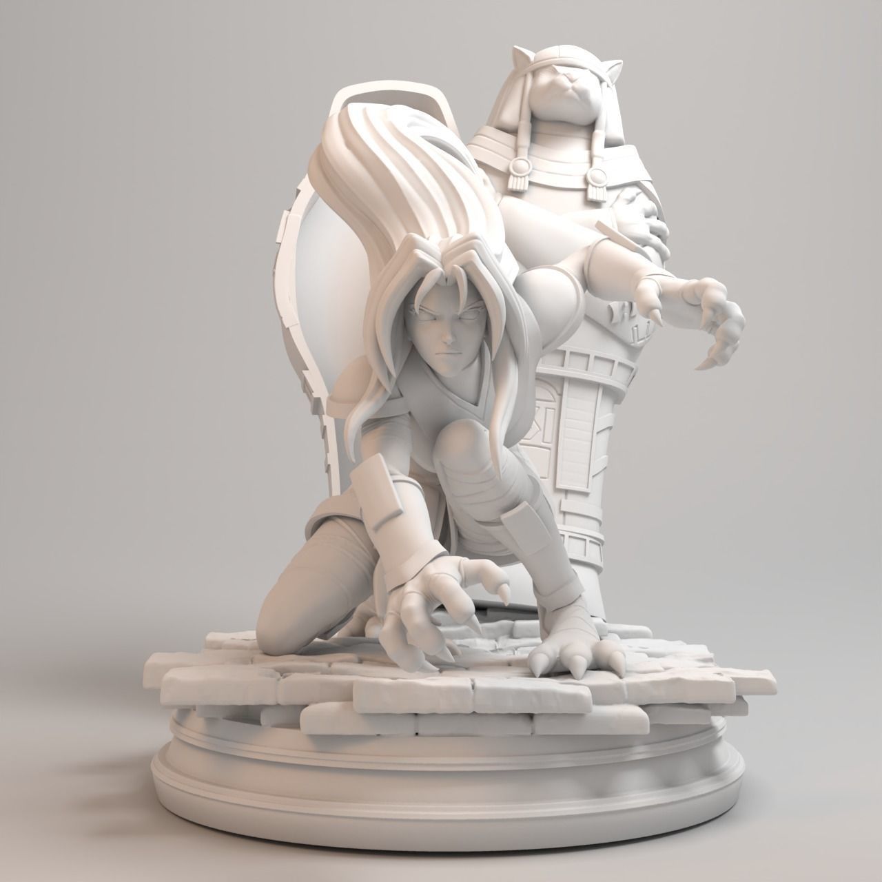 Mummies Alive - Special Diorama Nefertina 3D print model_9