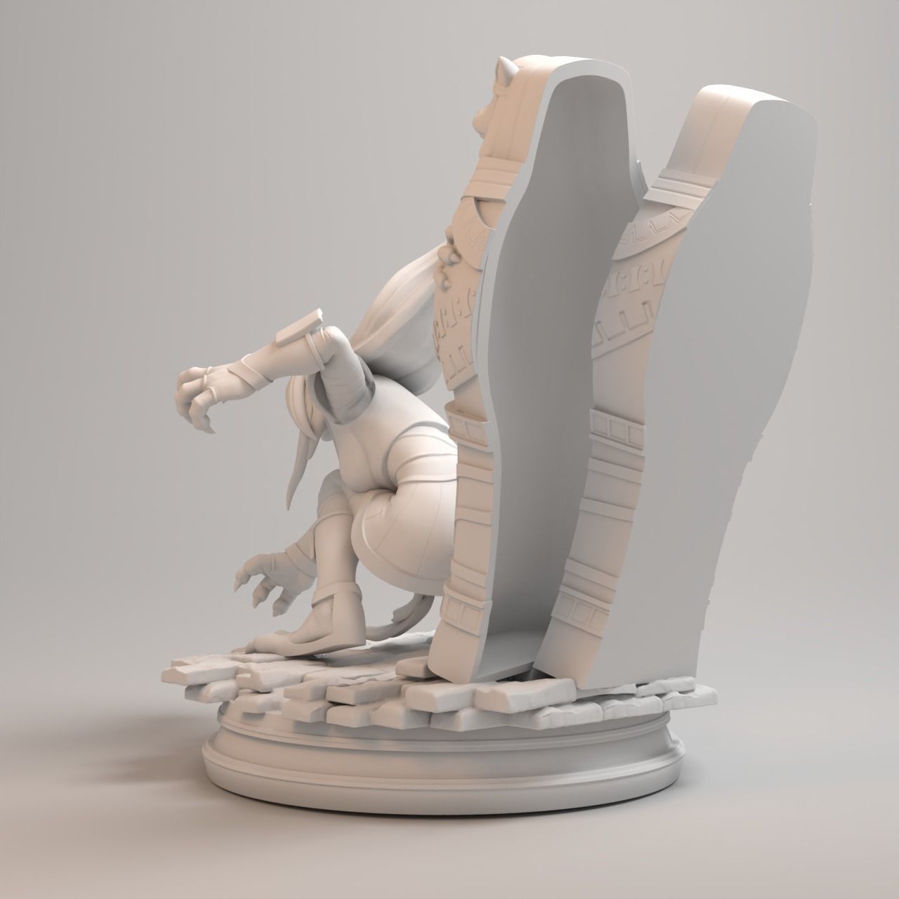 Mummies Alive - Special Diorama Nefertina 3D print model_12
