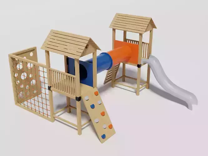 Playground Slide-Tube-Climber