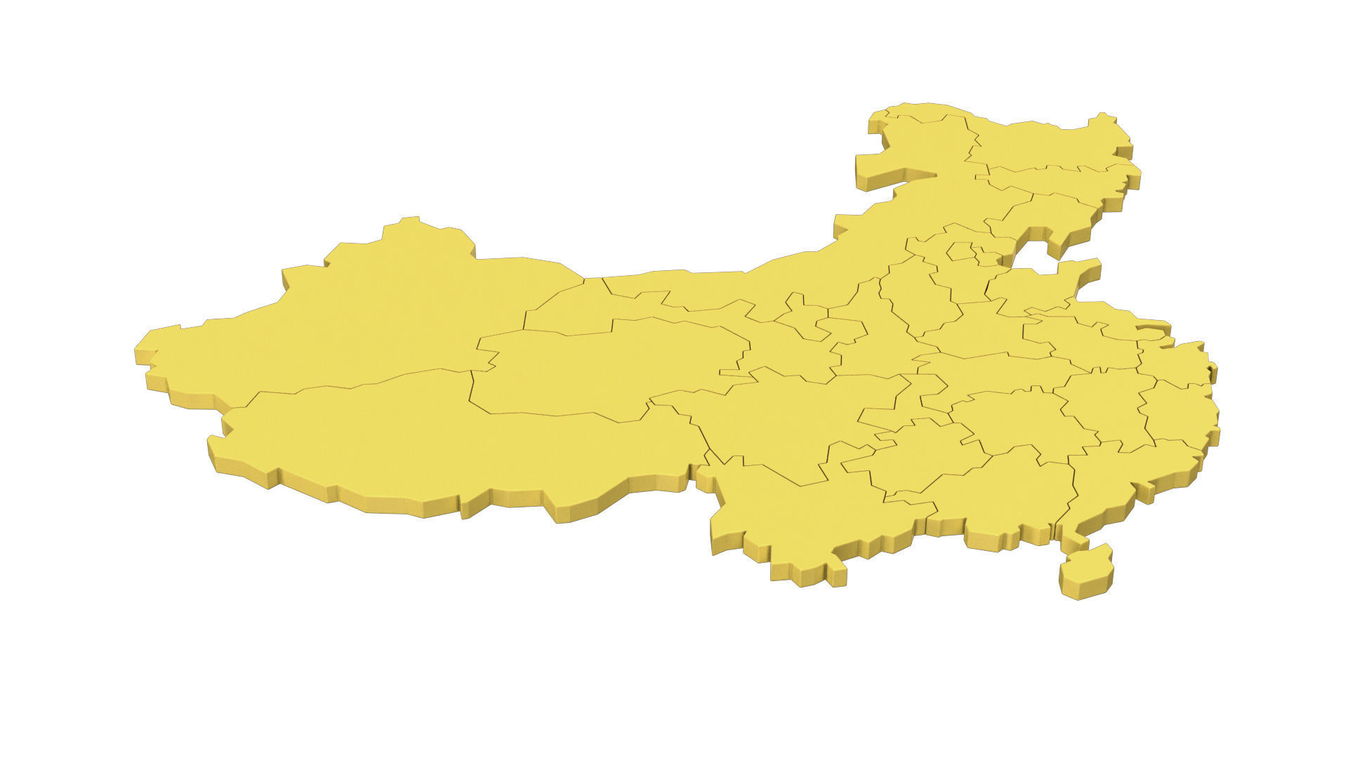 China 3d map 3D model_3