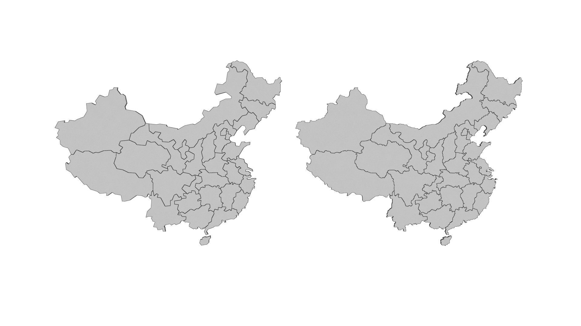 China 3d map 3D model_8