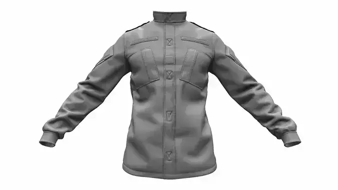 ACU Army Combat Uniform Jacket High Poly