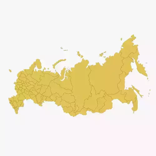 russia 3d map