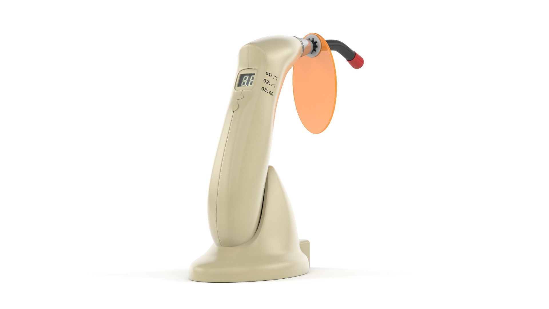 Led Curing Light Lamp 3D model_5