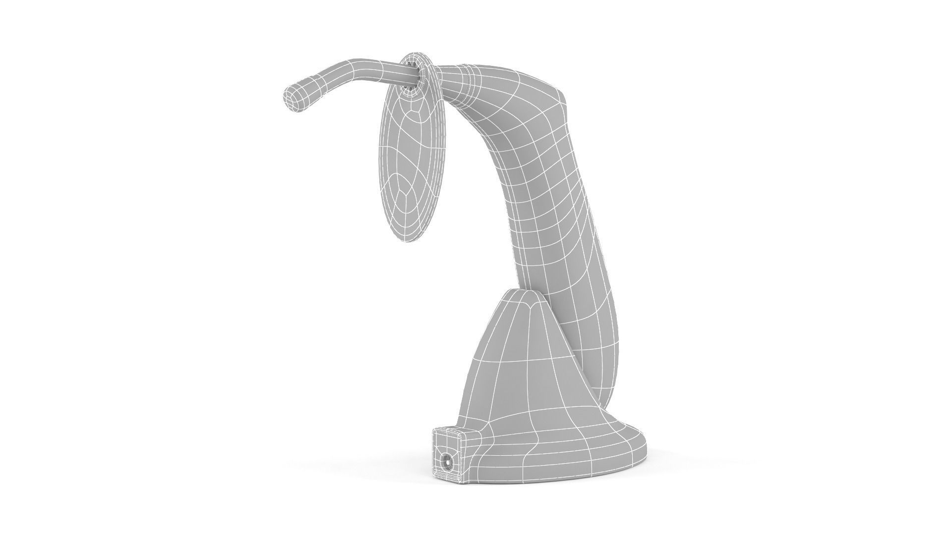 Led Curing Light Lamp 3D model_10