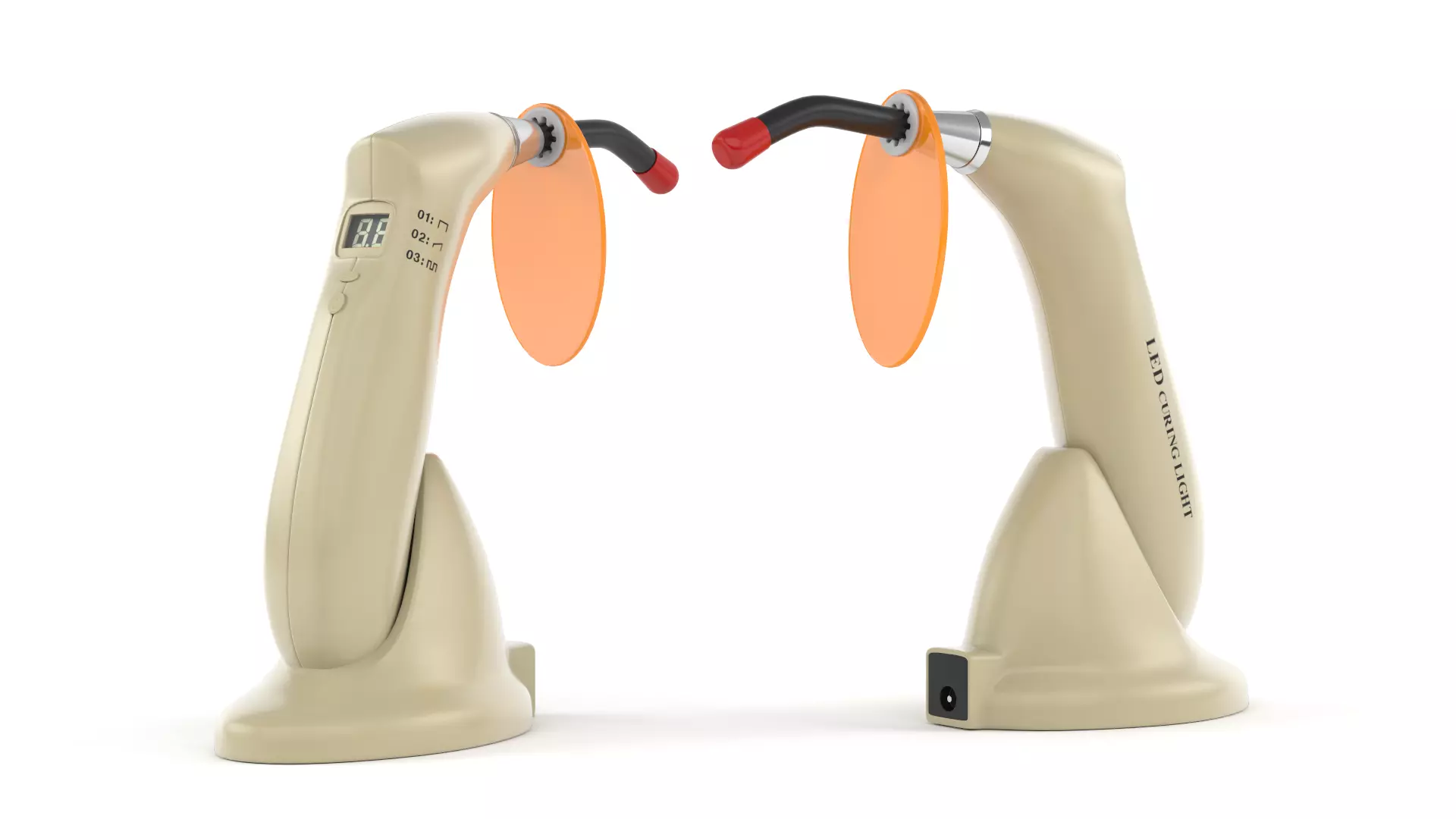 Led Curing Light Lamp 3D model_0