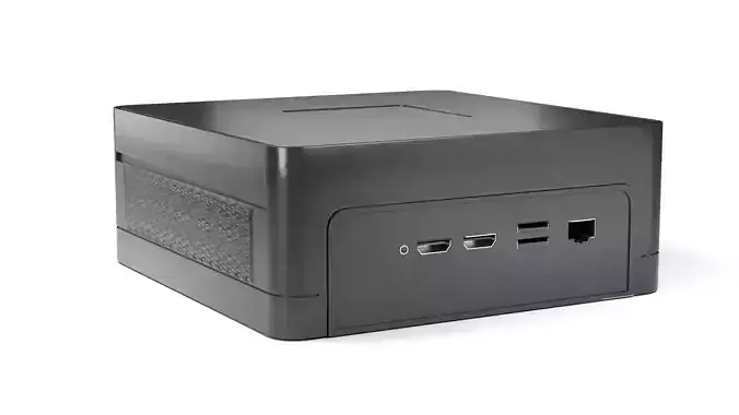 Low Poly Mini PC 3D Model Low-poly 3D model