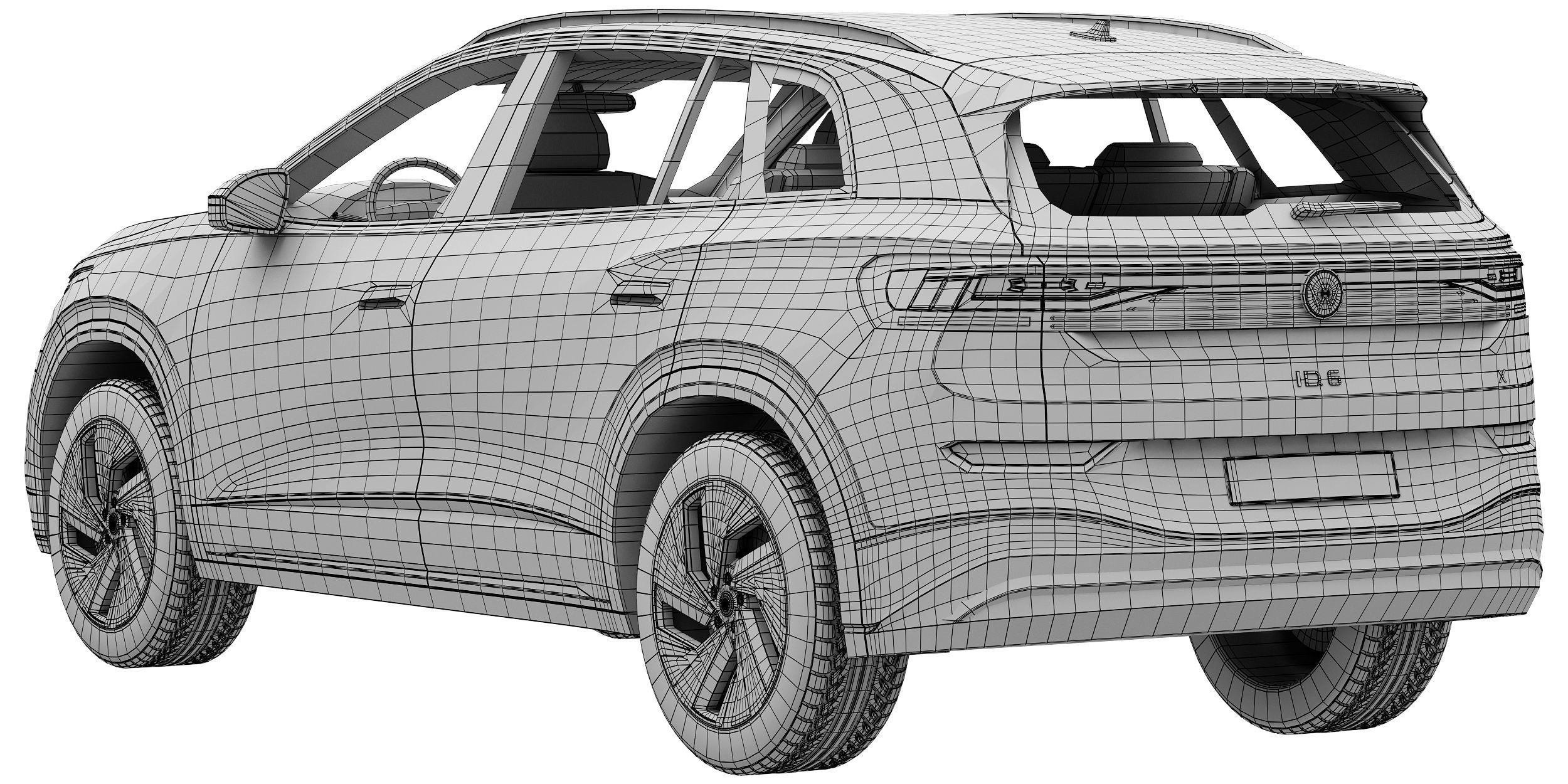 Volkswagen ID6 X 2022 3D model_15