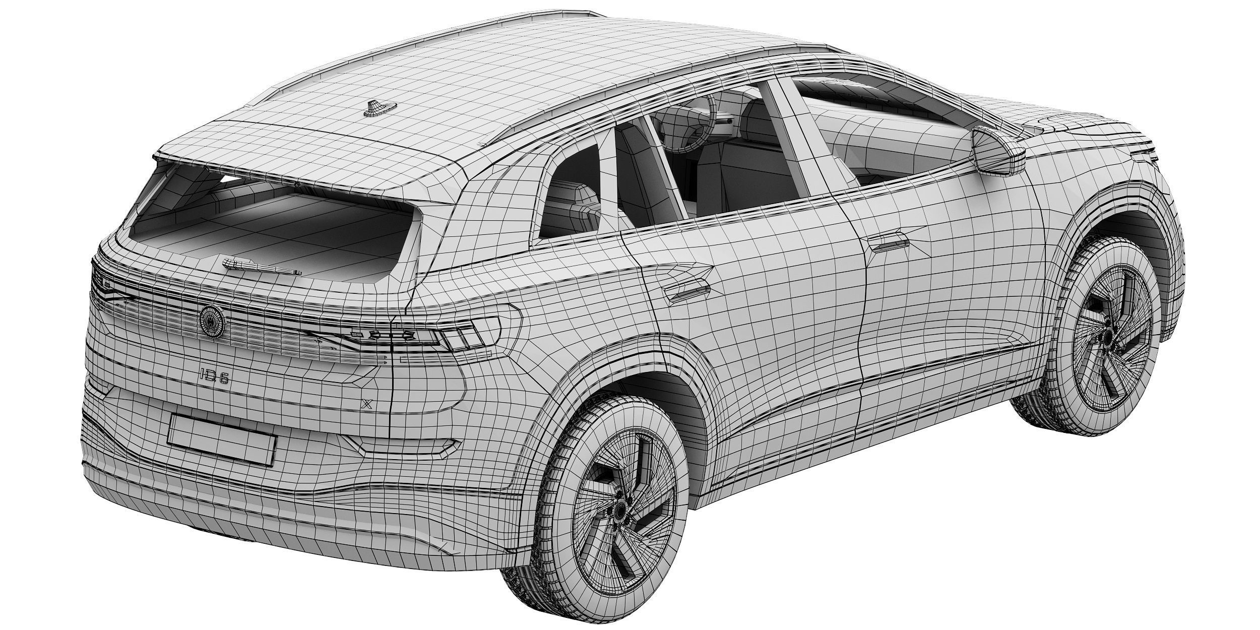 Volkswagen ID6 X 2022 3D model_17