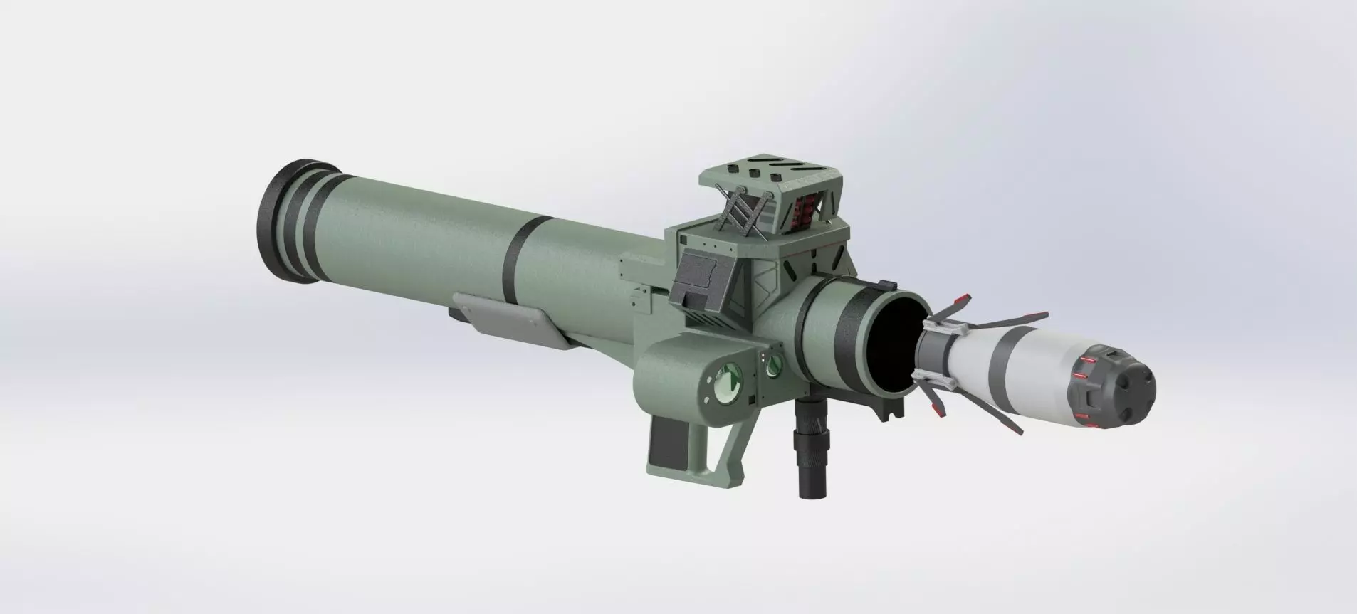 Yuni Rocket Launcher 3D print model