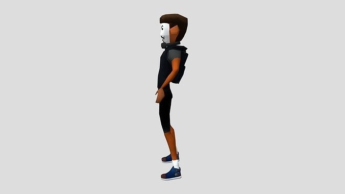 Hacker Character 3D model | CGTrader