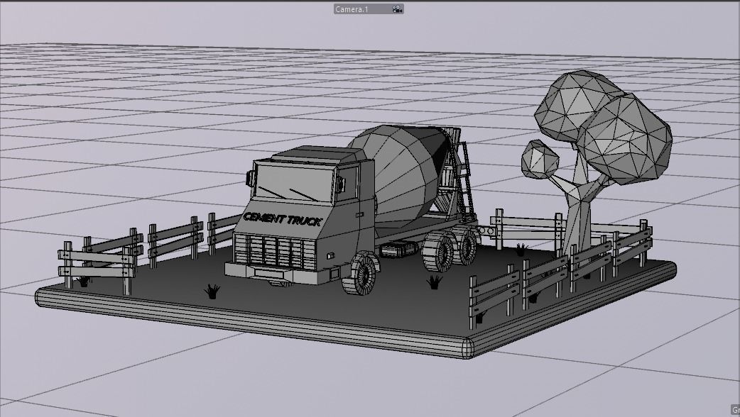 Lowpoly Vehicles Pack - Subdivision-Game-Ready Low-poly 3D model_14