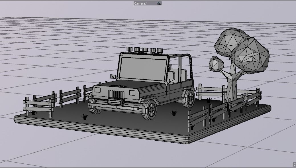 Lowpoly Vehicles Pack - Subdivision-Game-Ready Low-poly 3D model_6