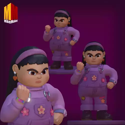 TURNING RED ABBY FIGURINE