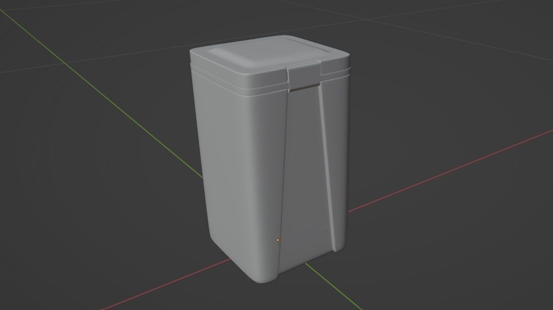 Beans food Storage Container  3D model_1
