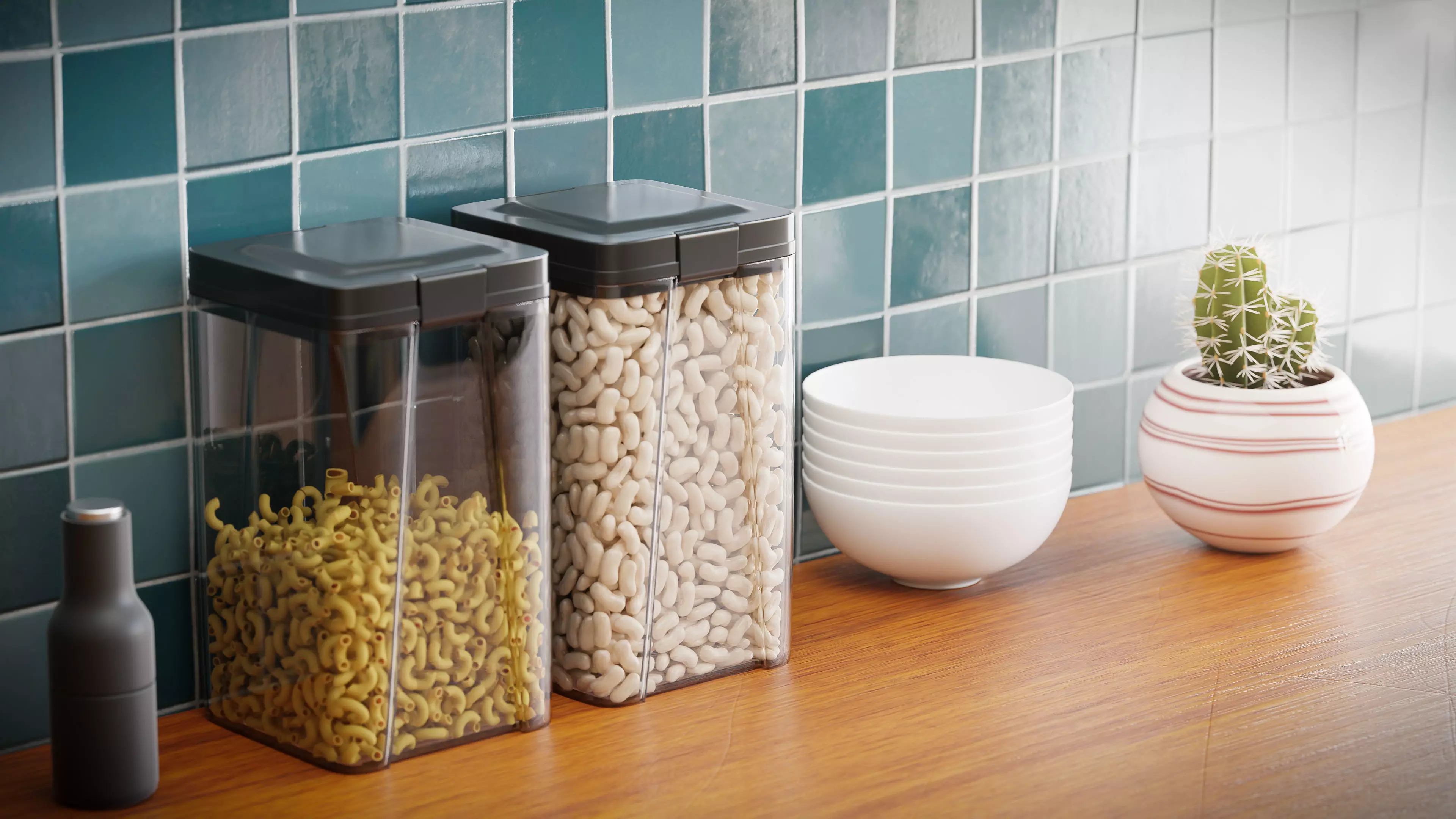 Beans food Storage Container  3D model_0