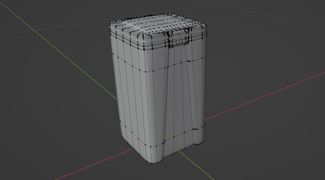 Beans food Storage Container  3D model_5