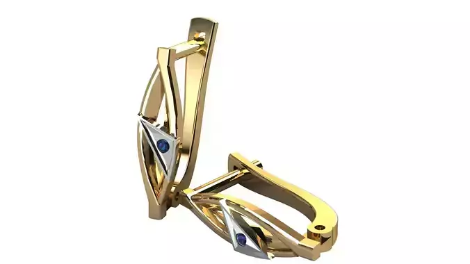 Earrings with diamonds und2133