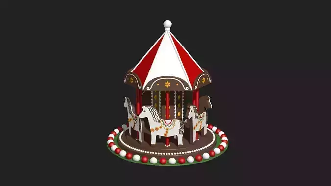 Christmas carousel toy