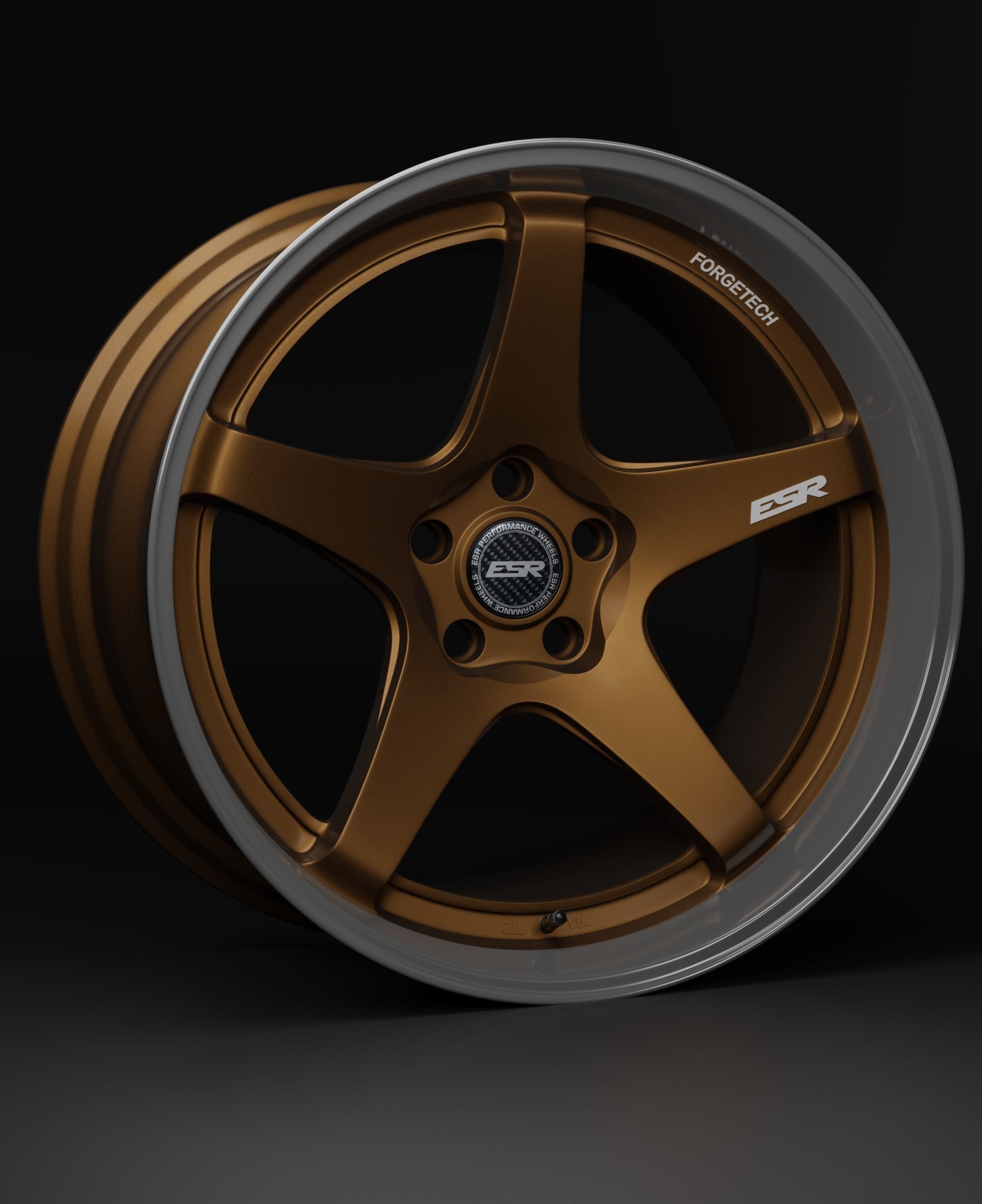 ESR AP5 FORGETECH Low-poly 3D model_1