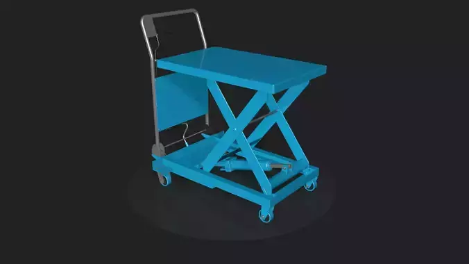 Three lifting trolleys