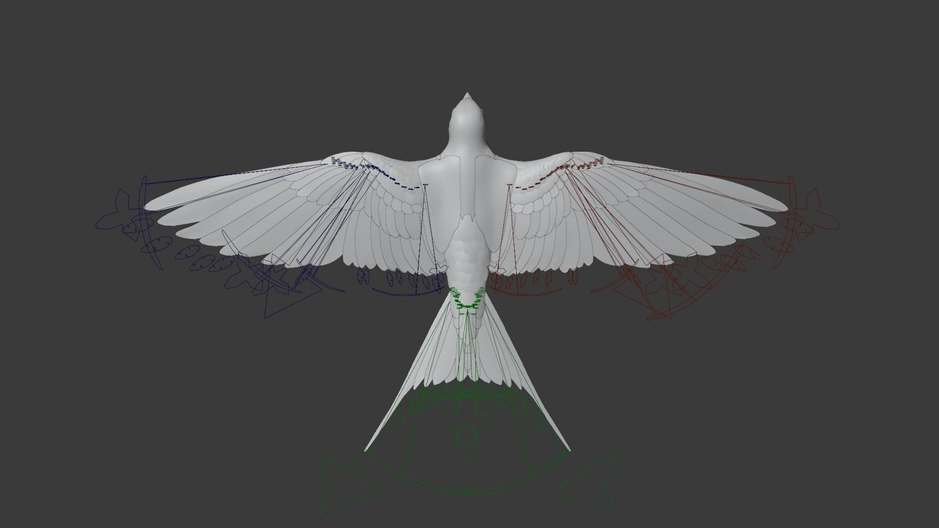 Barn Swallow Animated VFX Grace 3D model_17