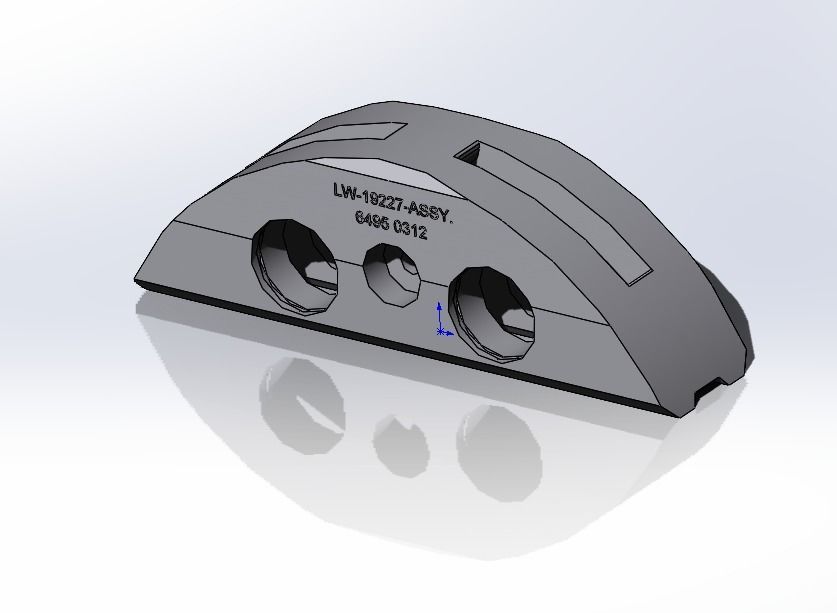 Crankshaft Assembly Lycoming IO-390 3D model_2