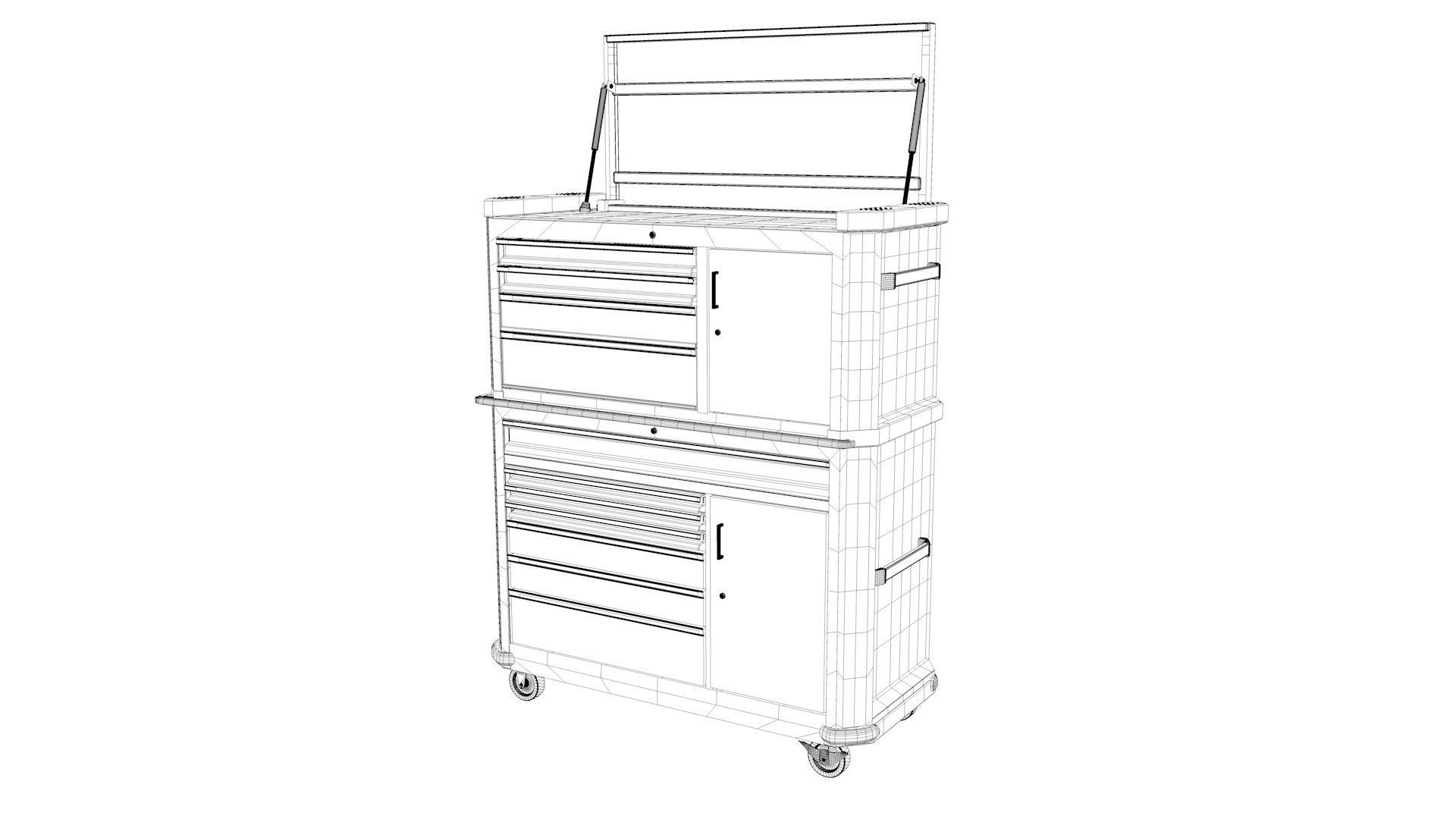 Cupboard R1 3D model_5