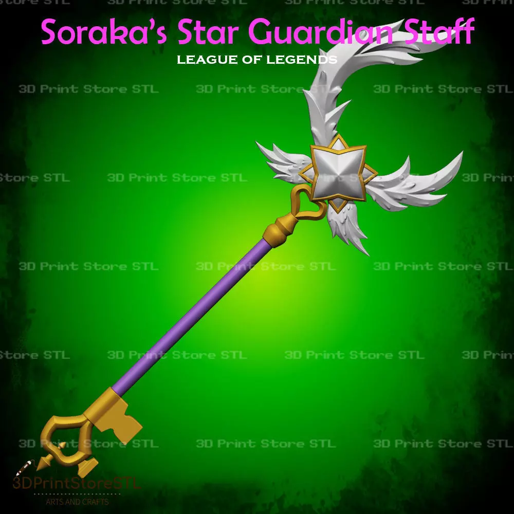 Sorakan Star Guardian Cosplay League of Legends - STL File 3D print model_0