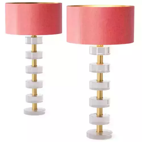 Pair of table Lamp by LA Studio  3D model